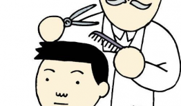 理发漫画图片,一场视觉喜剧的漫画演绎