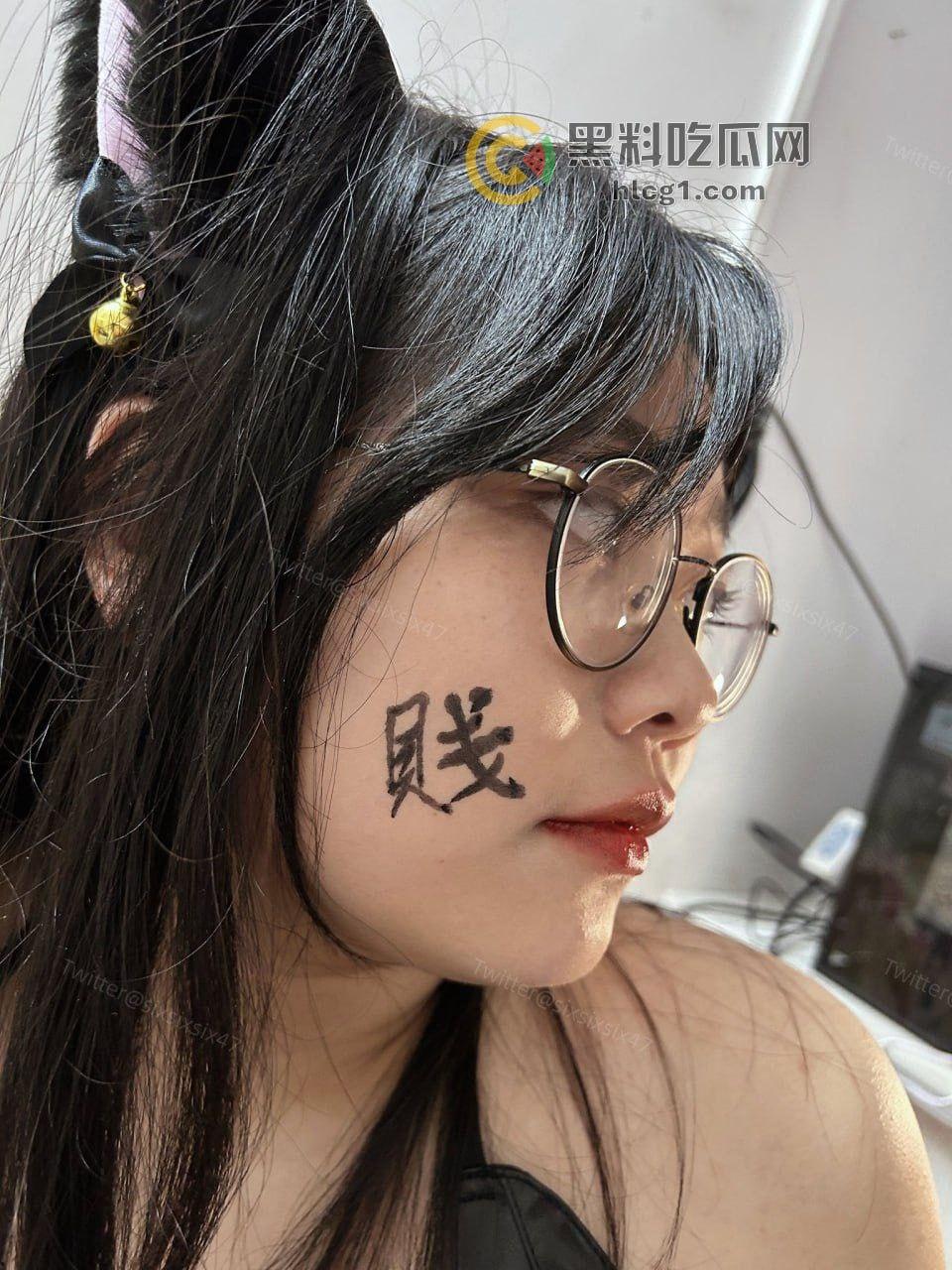 推特眼镜妹“sixsixsix47”高颜值视频全套资源曝光，从书卷气到狂野不羁一夜之间！-3